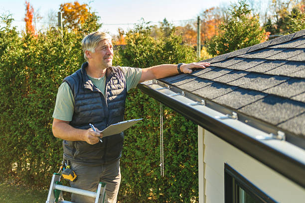 Professional Roofing technician working in Wallops Island, VA